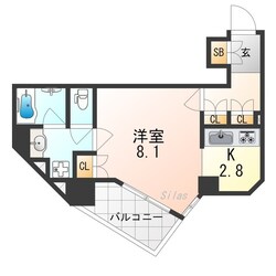 リーガル京都堀川五条通りⅡの物件間取画像